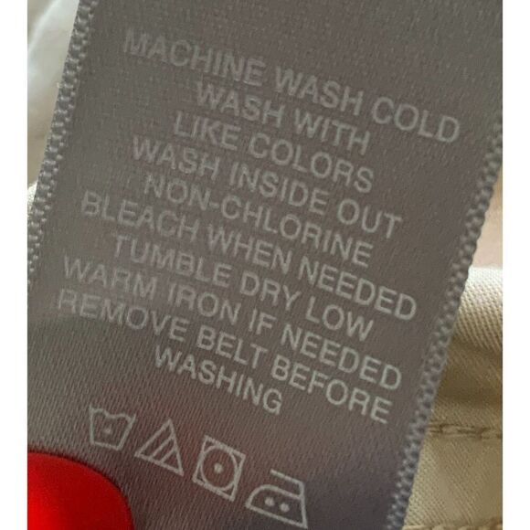 Liz Claiborne Tan Button Front Long Sleeve Normcore Utility Shirtdress Large P - Picture 16 of 16